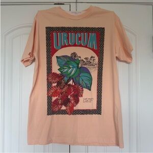 Farm Rio T shirt oversized shirt size XS never worn print summer cotton